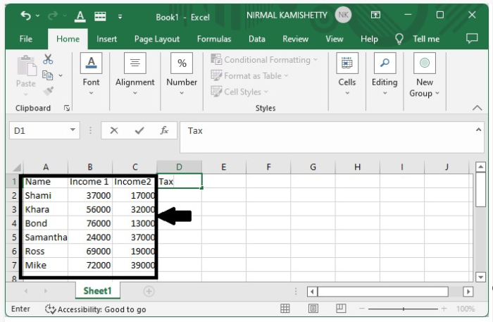 如何在 Excel 中将两个数字相加然后相乘？