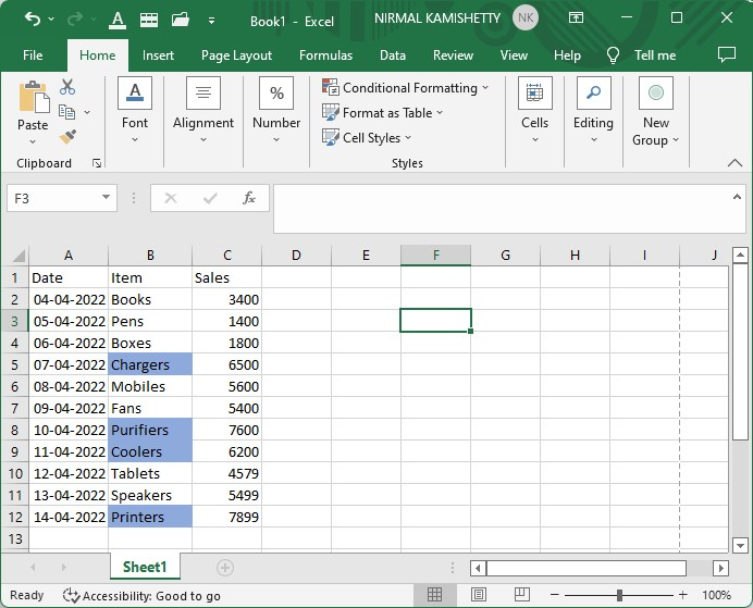 如何在Excel中基于另一列为列应用条件格式？