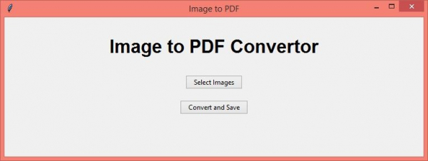 使用Tkinter将图像转换为PDF