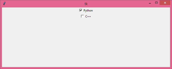 如何在Python Tkinter中从复选框获取输入？