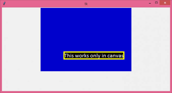 如何在 Tkinter 的 Canvas 文本上添加轮廓线？