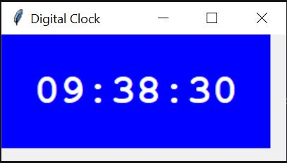 使用Tkinter创建Python数字钟