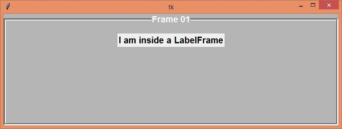 在Python Tkinter中为Labelframe设置样式