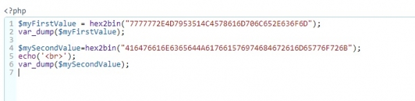 PHP中MySQL的UNHEX()函数等价的是什么? PHP中MySQL的UNHEX()函数等价的是什么?