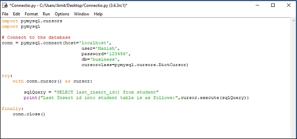 MySQL 如何插入数据后获取MySQL数据库中的id
