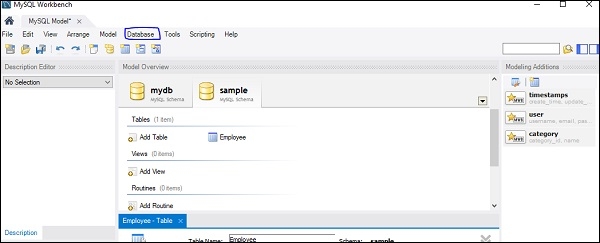 MySQL 如何自动生成数据库图表