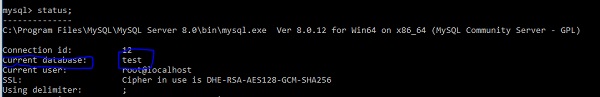 MySQL 如何检查选择了哪个数据库