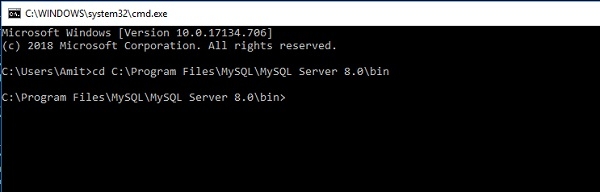 MySQL 如何命令行创建数据库