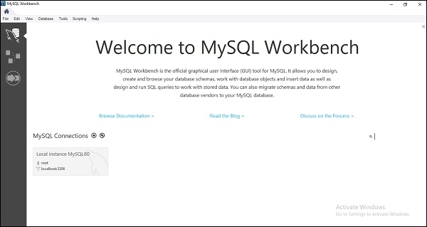 MySQL 如何使用Workbench从服务器获取数据库的ER模型 MySQL 如何使用Workbench从服务器获取数据库的ER模型