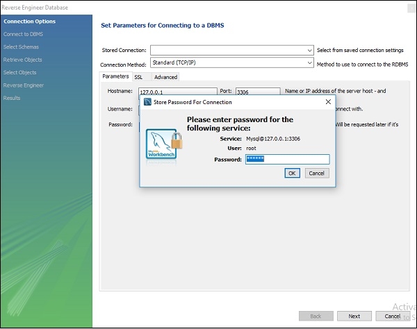 MySQL 如何使用Workbench从服务器获取数据库的ER模型 MySQL 如何使用Workbench从服务器获取数据库的ER模型