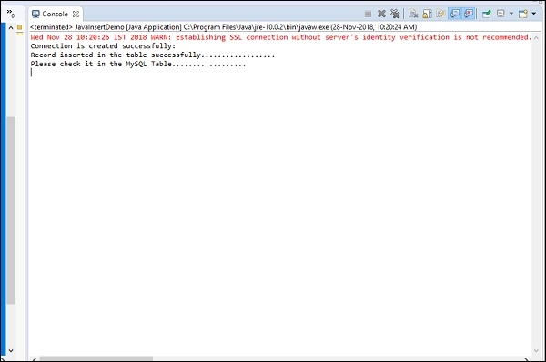 MySQL 如何使用Java将数据插入数据库 MySQL 如何使用Java将数据插入数据库