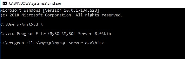 MySQL 如何在Windows10上打开MySQL命令行