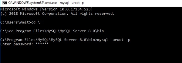 MySQL 如何在Windows10上打开MySQL命令行