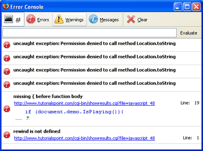 JavaScript - 调试