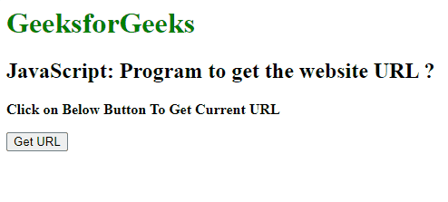 如何使用JavaScript获取当前URL 如何使用JavaScript获取当前URL