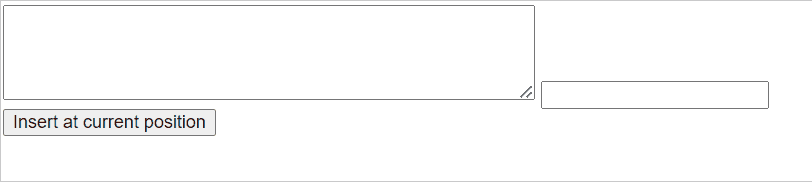 JavaScript 如何在文本框的当前光标位置插入文本