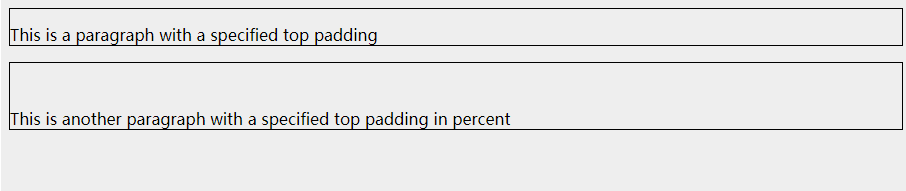 CSS 内边距 padding-top 属性