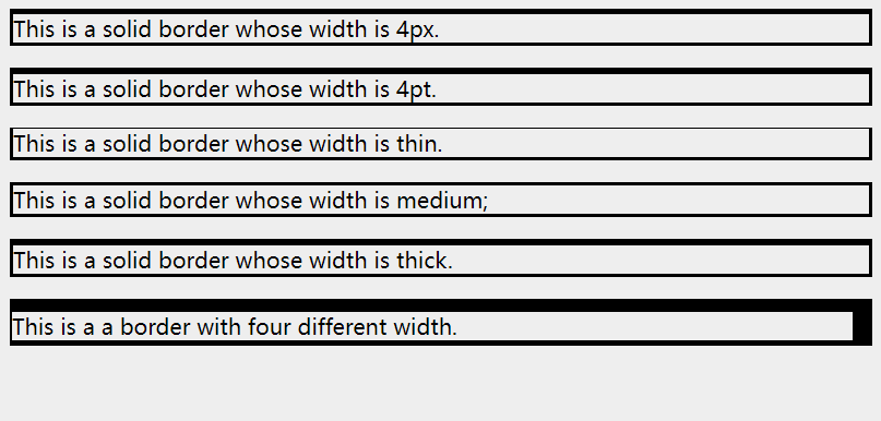 CSS border-bottom-width 属性