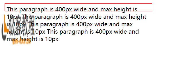 CSS max-height 属性