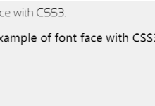 CSS3 网页字体|极客教程