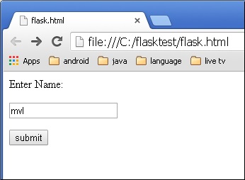 Flask HTTP方法