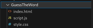 使用HTML CSS和JavaScript的猜词游戏