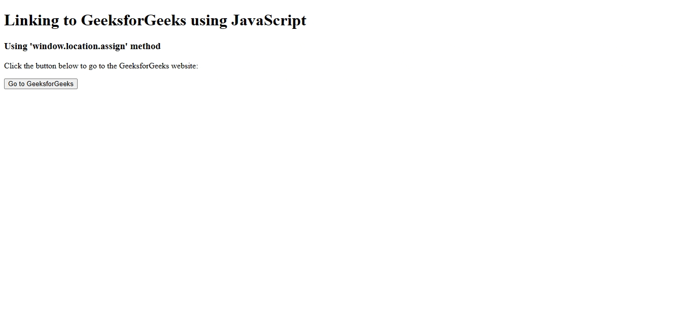 JavaScript 如何让浏览器导航到URL