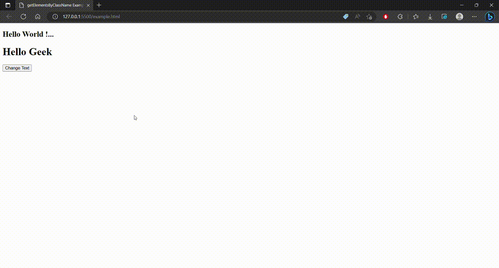 JavaScript 访问和修改内容的不同类型的DOM