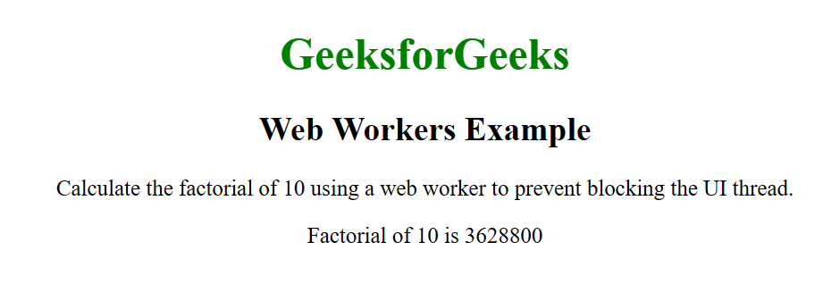Web Workers的强大之处- JavaScript中的多线程