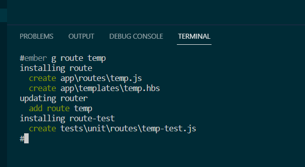 Ember.js 如何生成路由