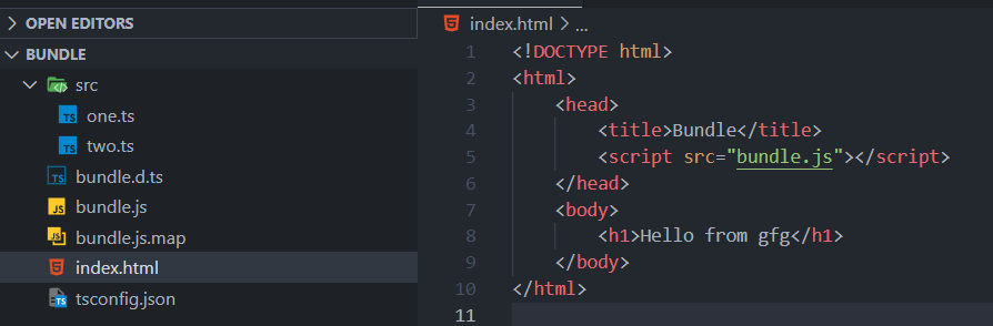 TypeScript 如何将多个.ts文件合并为一个.js文件
