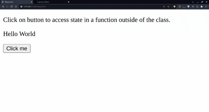 Javascript 如何在类的外部函数中访问状态