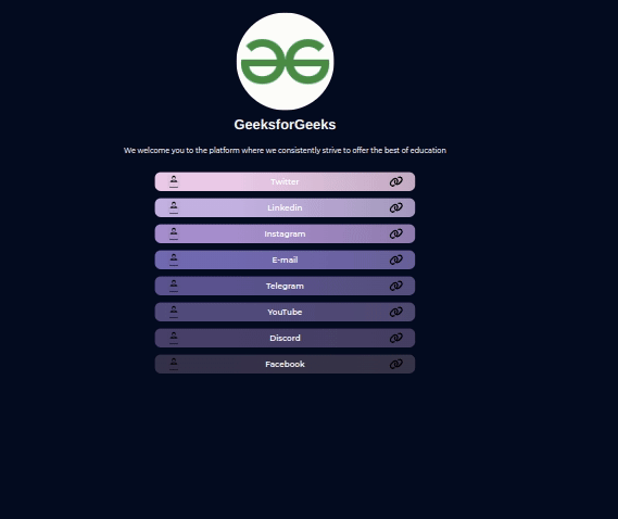 如何使用HTML、CSS和JavaScript制作自己的Linktree