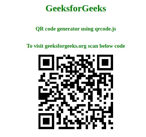 如何使用qrcode.js制作二维码生成器