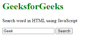 JavaScript 如何在HTML中给搜索框添加默认搜索文本