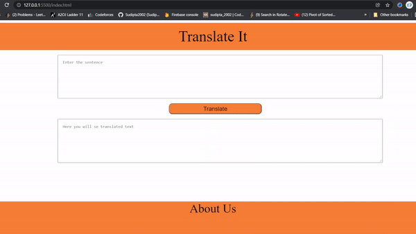 如何使用HTML、CSS和JavaScript创建句子翻译器