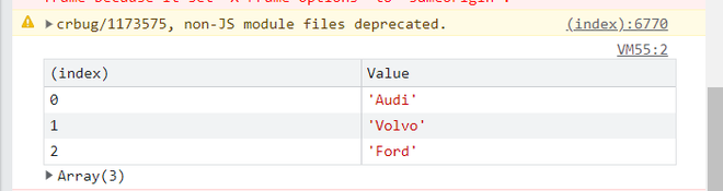 HTML 解释所有Console对象