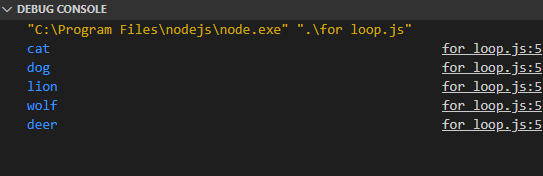 TypeScript 解释不同变体for循环