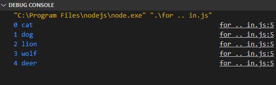 TypeScript 解释不同变体for循环