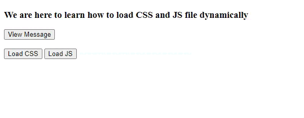 HTML 如何动态加载CSS和JS文件