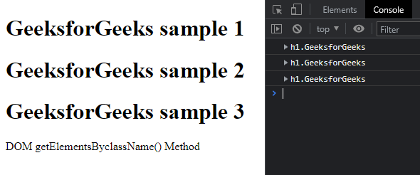 JavaScript 访问HTML元素的不同方式