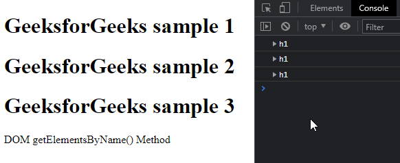 JavaScript 访问HTML元素的不同方式