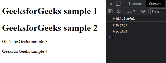 JavaScript 访问HTML元素的不同方式