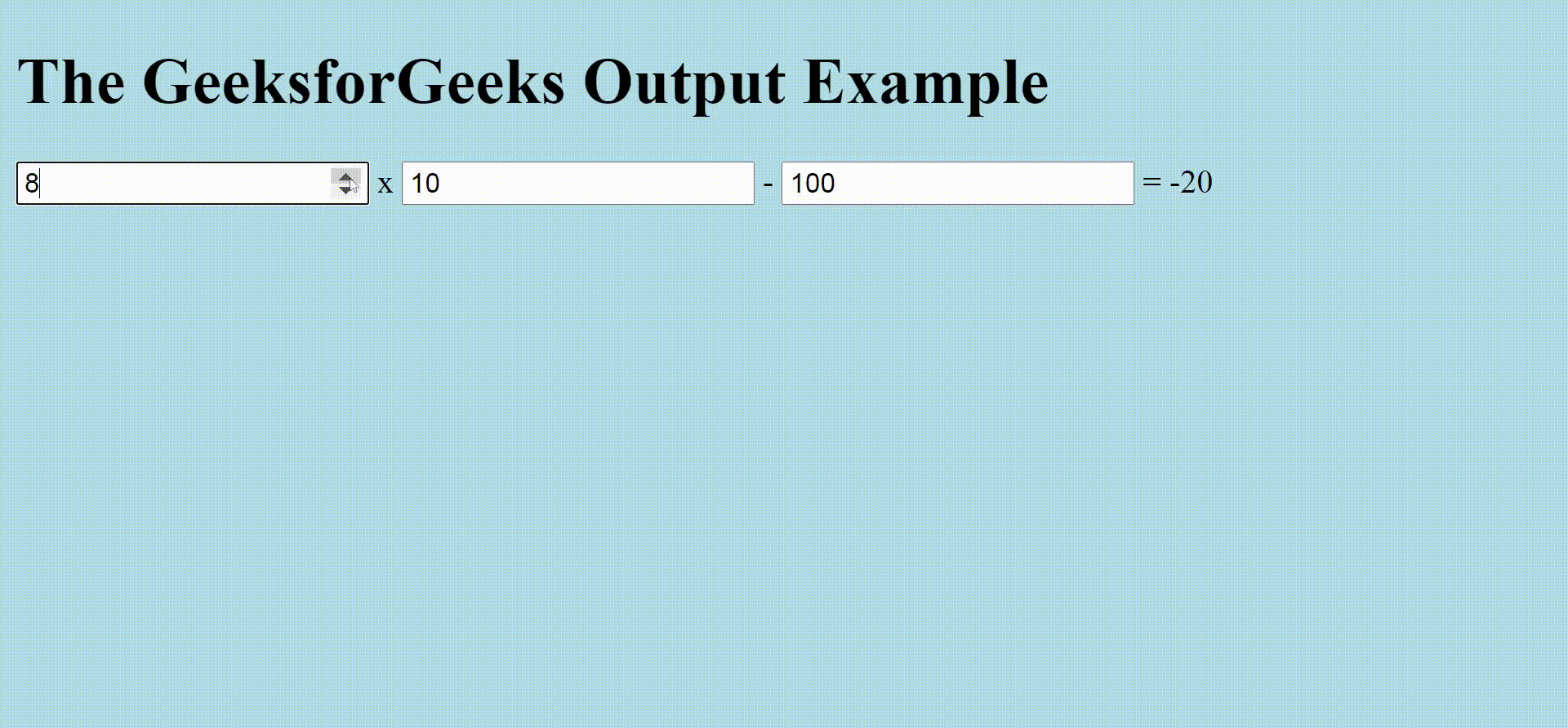 HTML 哪个标签用于表示计算结果 HTML 哪个标签用于表示计算结果