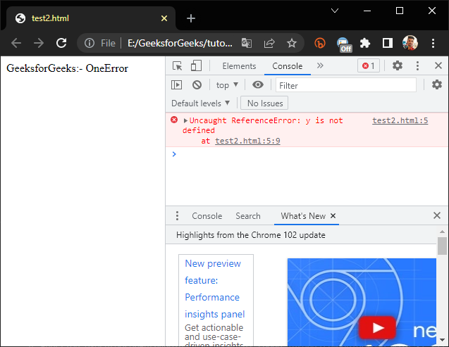 HTML 如何使用“onerror”捕获“ReferenceError”错误 HTML 如何使用“onerror”捕获“ReferenceError”错误