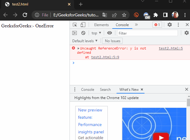 HTML 如何使用“onerror”捕获“ReferenceError”错误 HTML 如何使用“onerror”捕获“ReferenceError”错误
