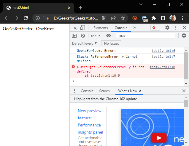 HTML 如何使用“onerror”捕获“ReferenceError”错误 HTML 如何使用“onerror”捕获“ReferenceError”错误