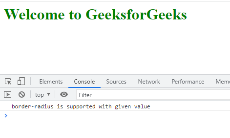 JavaScript 如何检查CSS属性在浏览器中是否受支持
