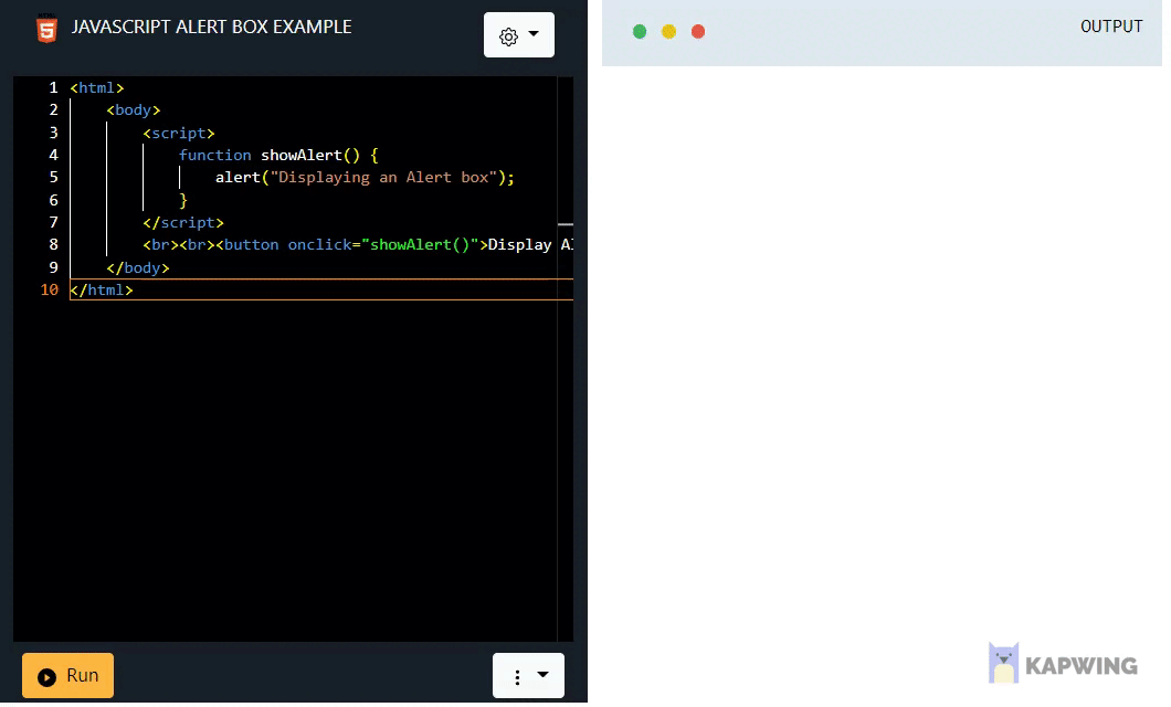 JavaScript 事件说明弹出消息