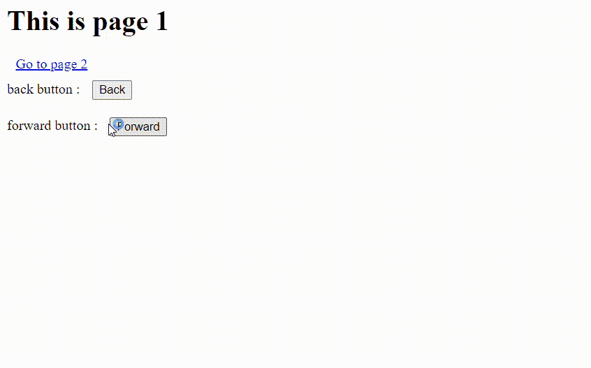 JavaScript 如何访问历史记录